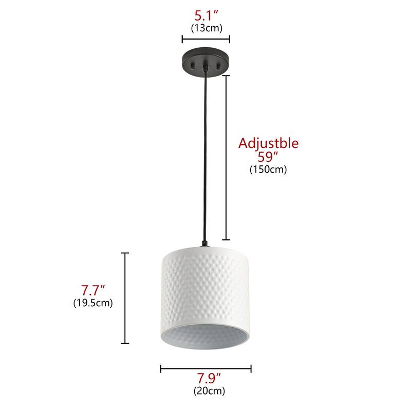 8-Lights Farmhouse Style Dimmable Glass Adjustable Kitchen Island Lights - 40"D×10.2"W×72"H(Adjustable)