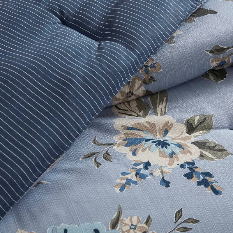 Madison Park Salara 7 Piece Vintage Floral Comforter Set
