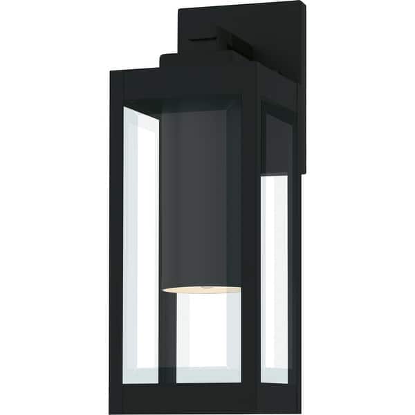 slide 2 of 9, Westover 1-Light Earth Black Dark Sky Outdoor Wall Lantern