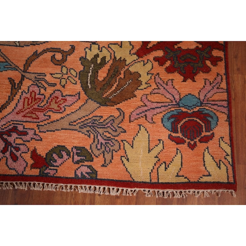 Animals Design Ziegler Indian Large Area Rug Handmade Wool Carpet - 9'10"x 13'11"