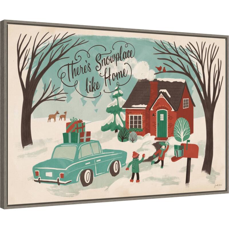 Winter Bliss I by Janelle Penner Framed Canvas Wall Art