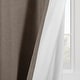 preview thumbnail 18 of 44, Linen Slub Texture Blackout Grommet Curtain Pair(2 Panels)