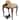 Design Toscano Lady Guinevere Vanity Stool - Brown