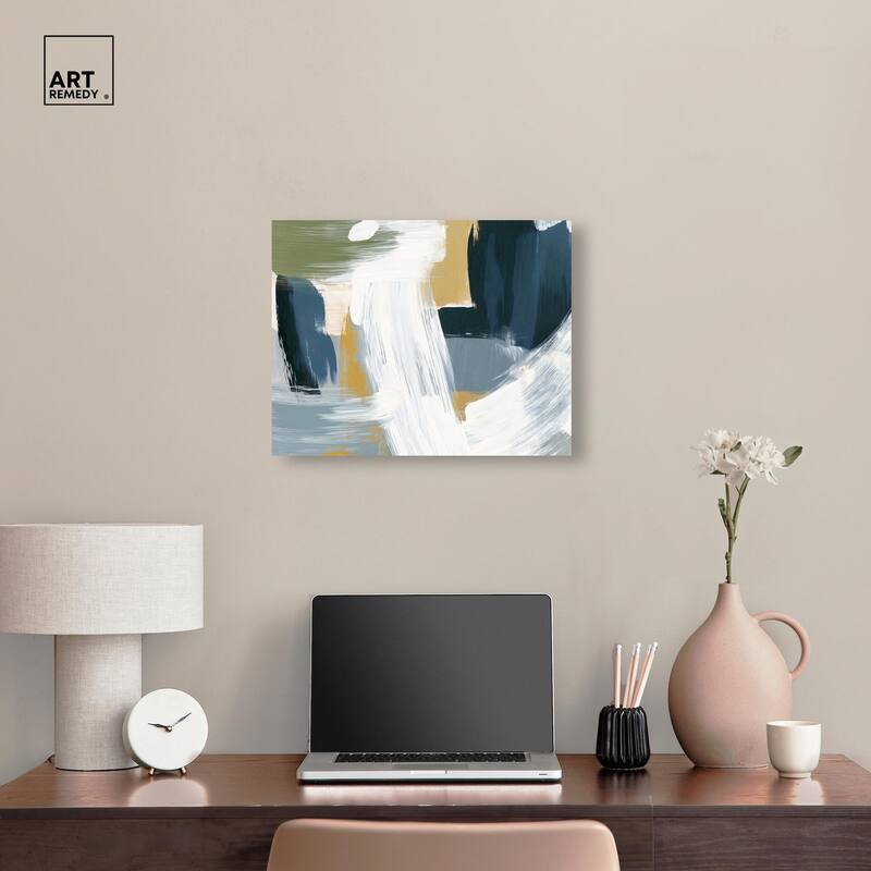 Moss Layers III Canvas by Art Remedy, Gallery Wrapped
