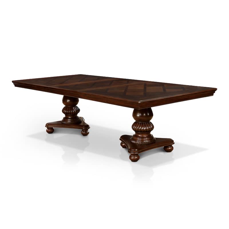 Copper Grove Madzharovo Brown Cherry 103-inch Expandable Dining Table - Brown Cherry