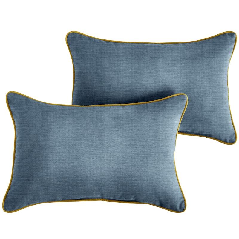 Sunbrella Spectrum Denim Indoor/ Outdoor Pillow (Set of 2)