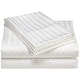 preview thumbnail 10 of 21, 1200 Thread Count Cotton Deep Pocket Luxury Hotel Stripe Sheet Set White - California King