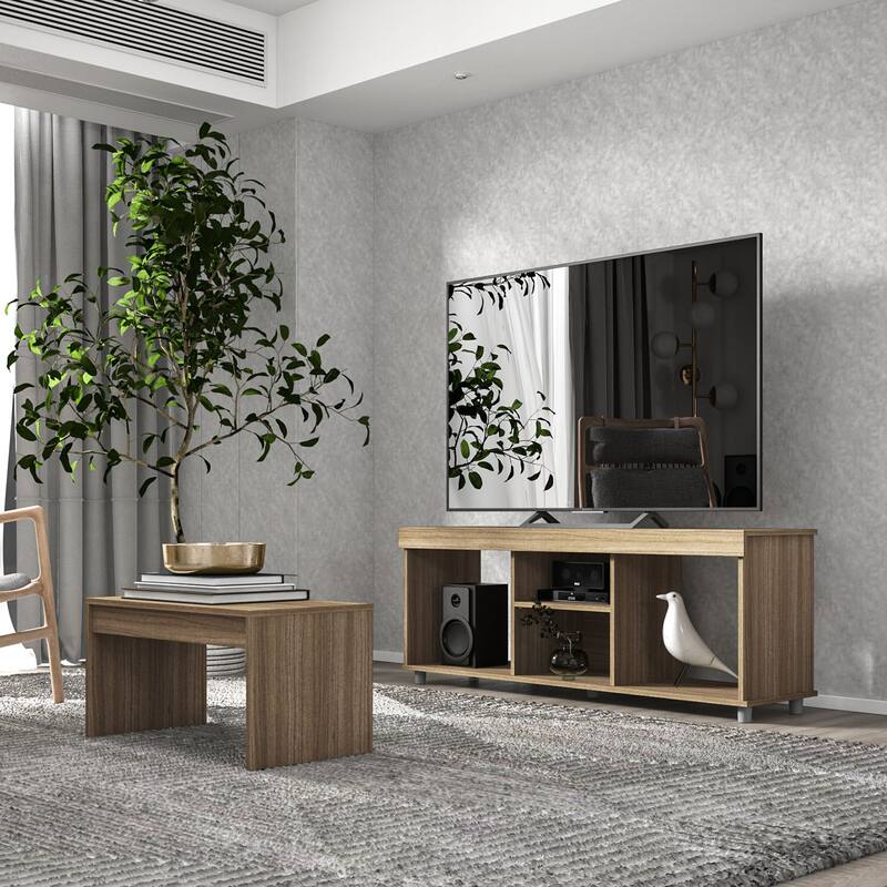 Living Room 2 pc Set with TV Stand and Coffee Table