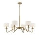 preview thumbnail 6 of 11, Trade Winds Lighting Hannah 6-Light Chandelier