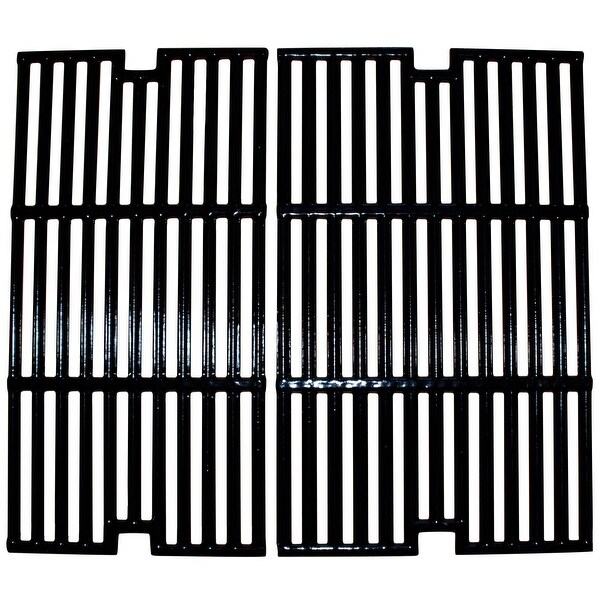 2pc Gloss Cast Iron Cooking Grid for Centro and Cuisinart Gas Grills 21" - N/A