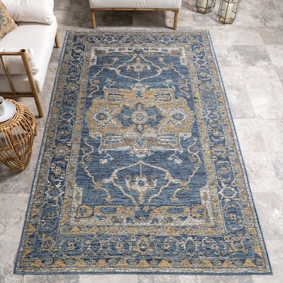Nuloom Pearl Indoor/Outdoor Reversible Medallion Area Rug