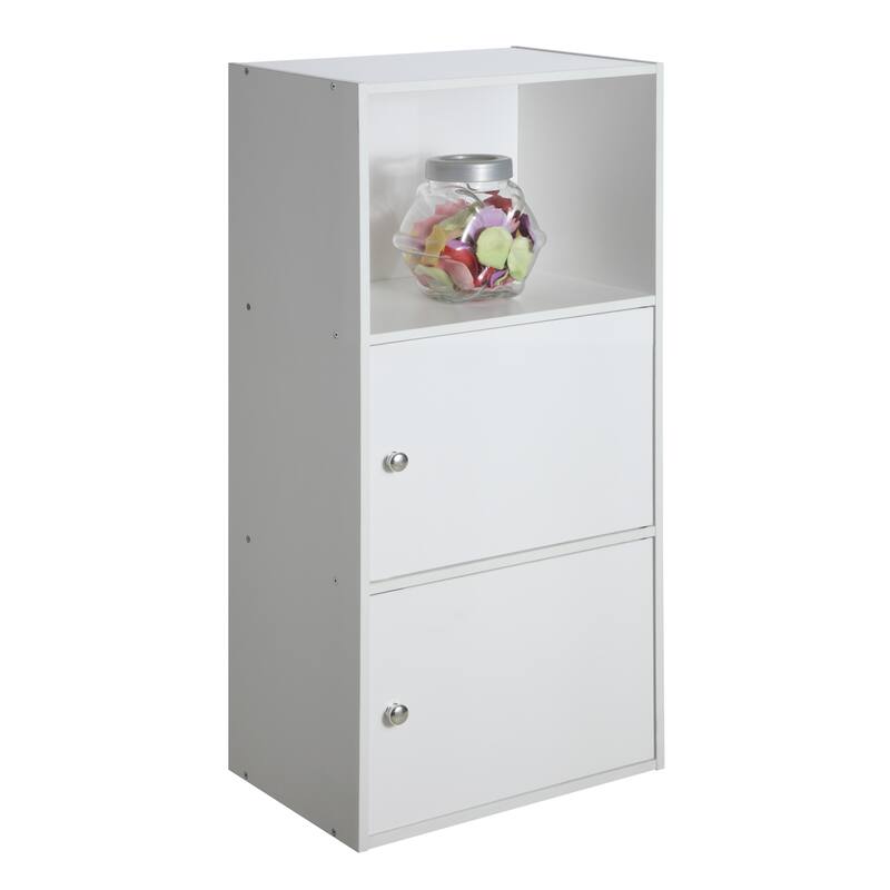 Convenience Concepts Xtra Storage 2 Door Cabinet with Shelf