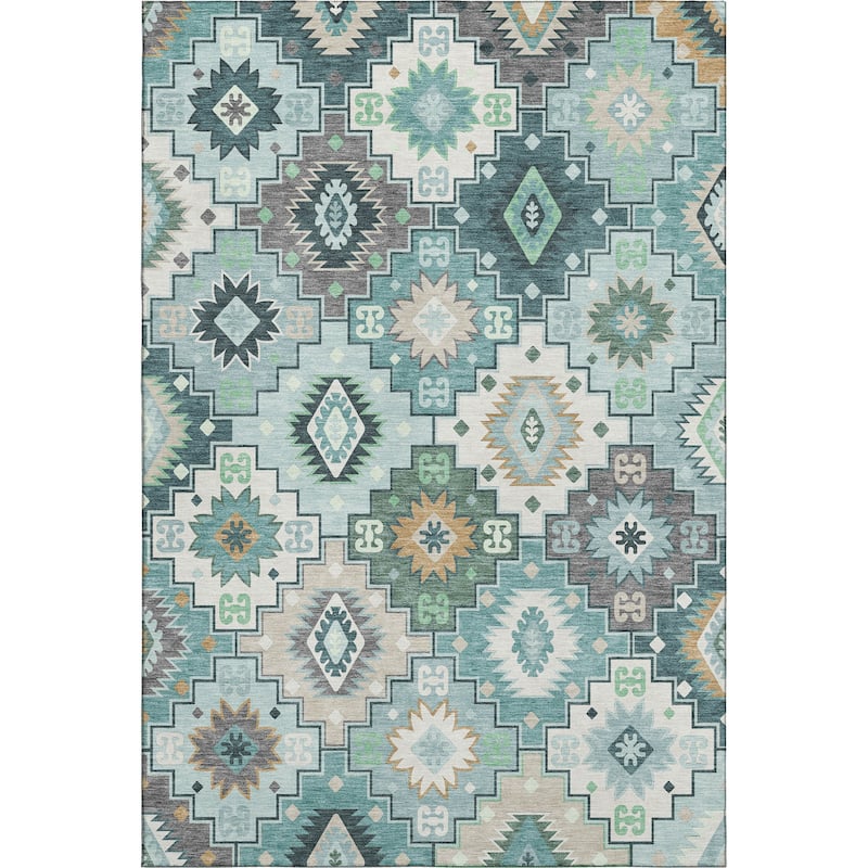 Premium Washable Super Soft Southwest Tribal Mayfield Rug