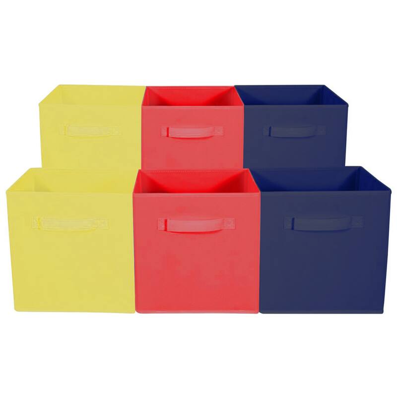Sorbus Foldable Storage Cube Basket Bin (6-Pack)