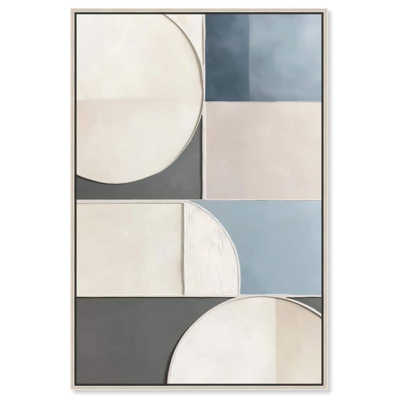 Saloni Walls Canvas by Art Remedy - Silver - 24" x 36"