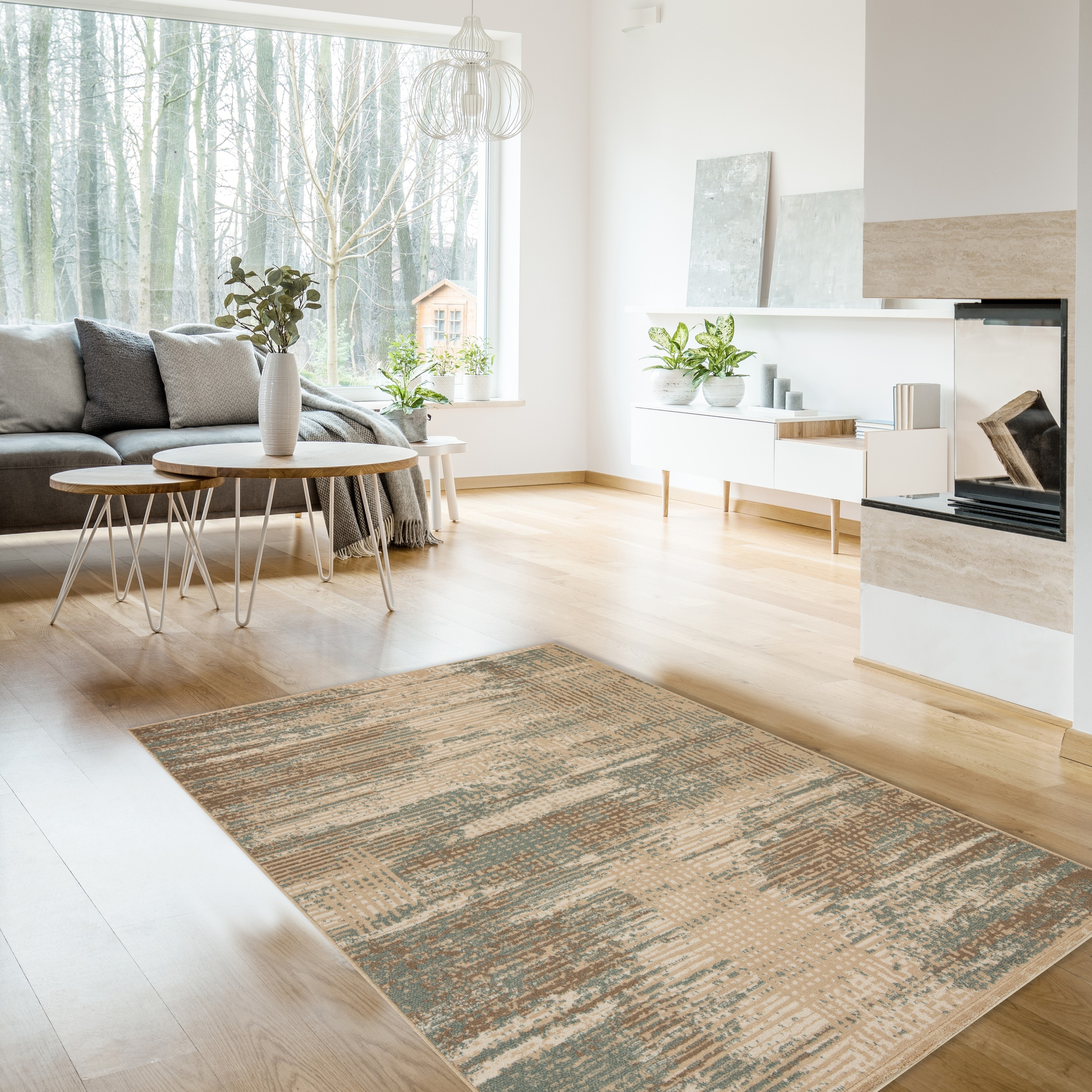 MDA Rugs Kriselia Collection Abstract Area Rug
