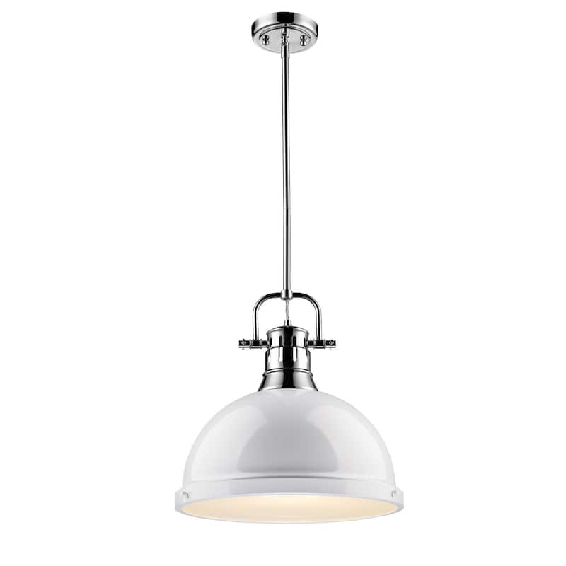 Golden Lighting Duncan 1-light Steel Pendant Light Fixture