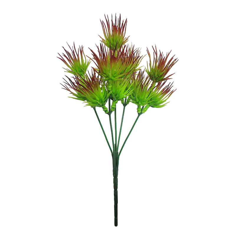 Set of 5 Artificial Tillandsia Succulent Stem Plant Greenery Pick Bush 11in