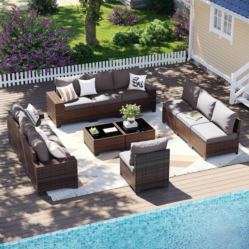 Patio Furniture Set , Outdoor Sectional Sofa Set