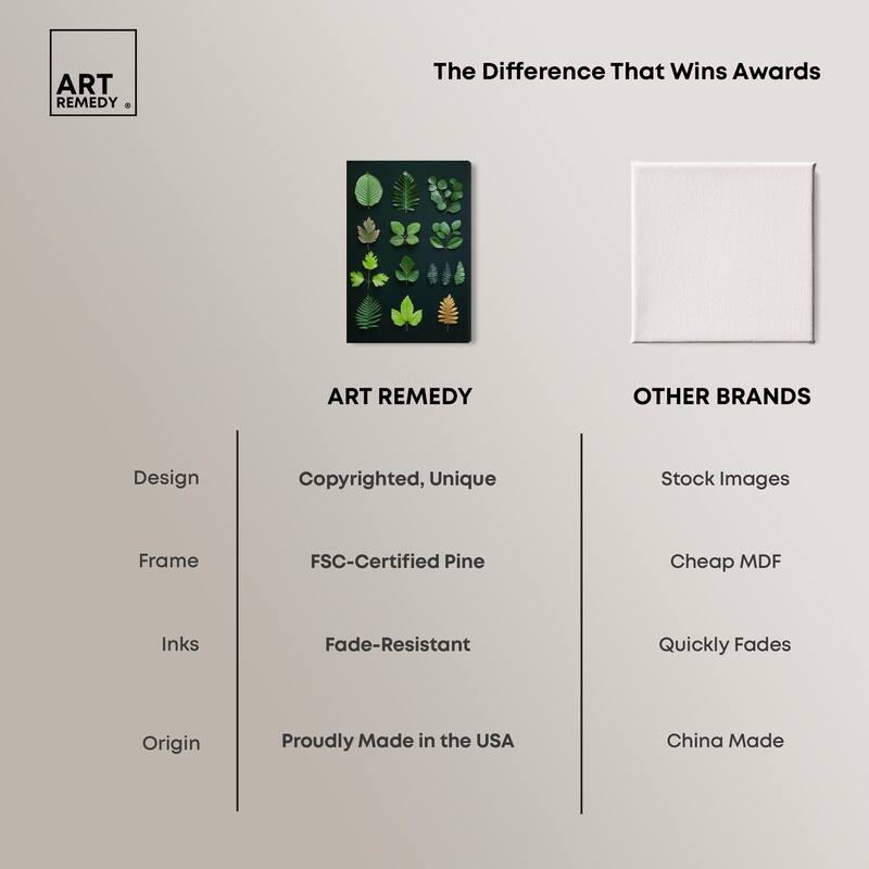 Leaf Library I Canvas by Art Remedy, Gallery Wrapped