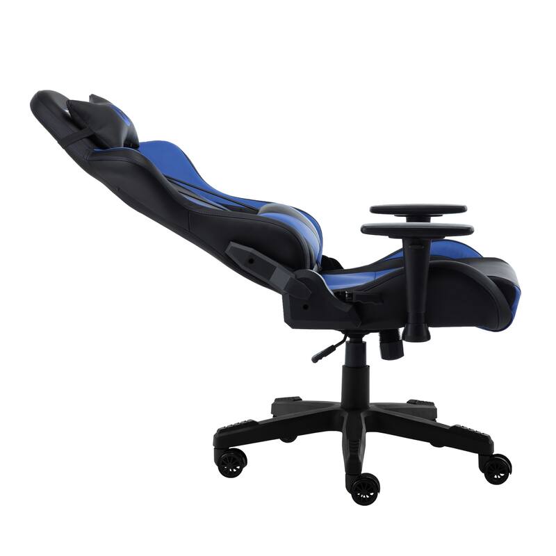 Sport Office-PC Gaming Chair with 150-Degree Recline, Adjustable Seat & 2D Armrests, Durable Nylon Base