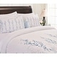 preview thumbnail 2 of 5, Chanasya Abstract Floral Print Microfiber Duvet Cover Set