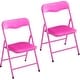 preview thumbnail 7 of 22, Heritage Kids Padded Folding Chair Set of 2 Pink