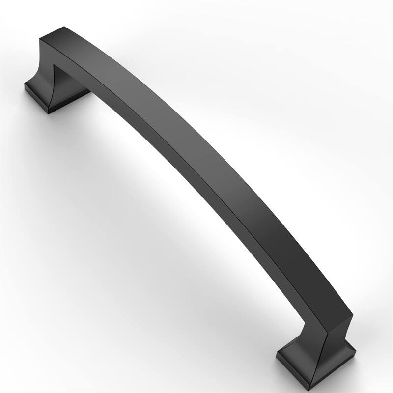 10 Pack 5 Inch Drawer Pulls - 5"L x 1"W - Matte Black