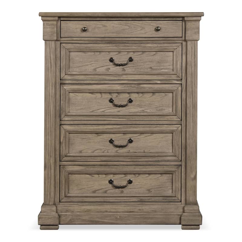 Furniture of America Wacine 3-Piece Weathered Grey Wood Panel Bedroom Set