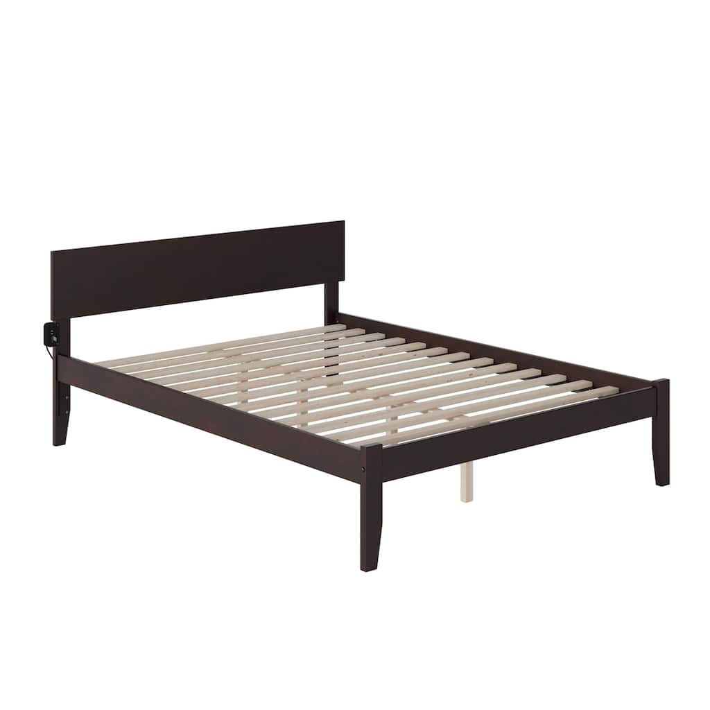 Victorian Platform Bed - Queen Size, Hardwood Frame, Modern Design, Low Profile, Durable Bed Frame