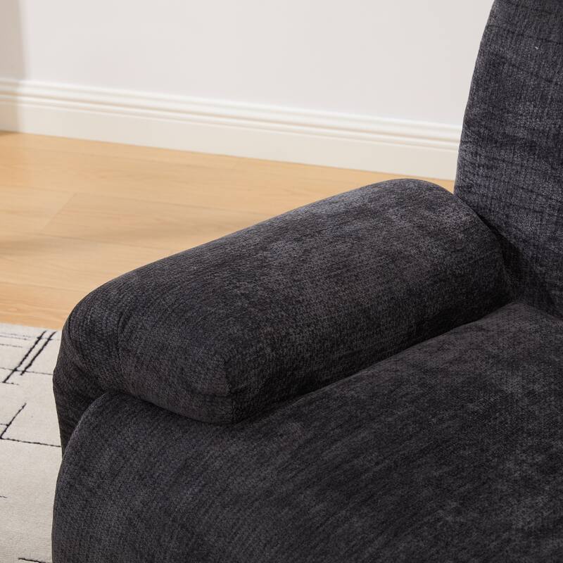 42''W Modern Chenille Upholstered Accent Chair with Deep Seats-No Assembly