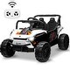 preview thumbnail 12 of 26, 12V 7AH Kids Electric UTV with Remote Control, Ride on Truck Car with Toy Storage White