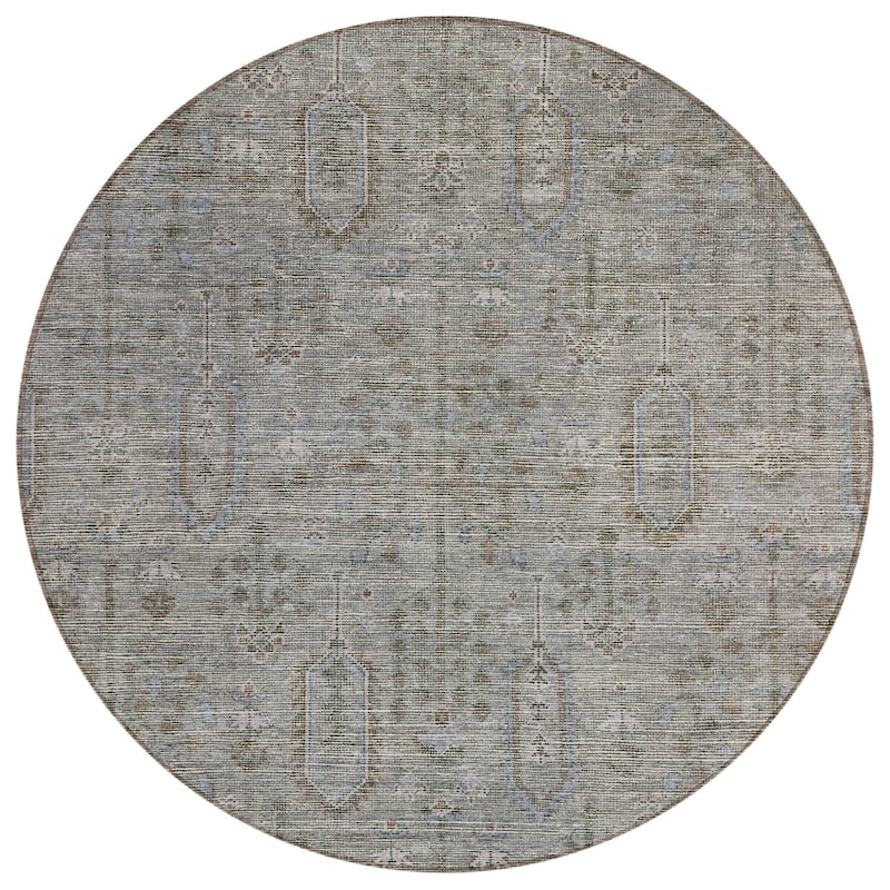 HomeRoots Southwestern Transitional Rectangle Outdoor Rug