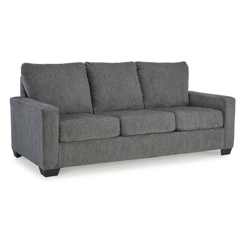 Signature Design by Ashley Rannis Pewter Queen Sofa Sleeper - 85"W x 40"D x 39"H