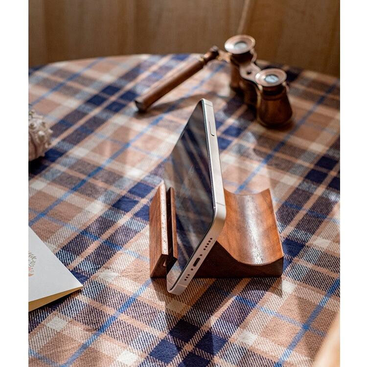 RusticReach Solid Wood Cellphone Stand Desktop Stand
