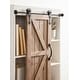 preview thumbnail 15 of 57, Kate and Laurel Cates Decorative Wood Cabinet with Sliding Barn Door - 22x28