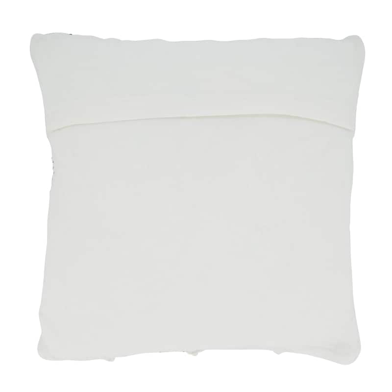 Throw Pillow With Woven Striped Design