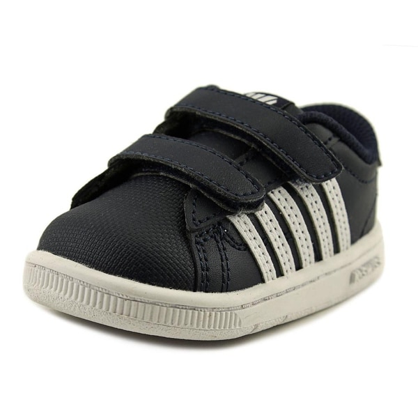 K-Swiss Hoke Strap Infant Round Toe Leather Blue Sneakers