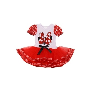 Infant Girls Red Minnie Mouse Dress Halloween Costume Overstock 22671252