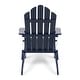 preview thumbnail 13 of 32, Hollywood Outdoor Outdoor Acacia Wood Foldable Adirondack Chairs (Set of 2) by Christopher Knight Home