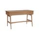 preview thumbnail 12 of 15, Lamine Rattan Mid-Century Desk