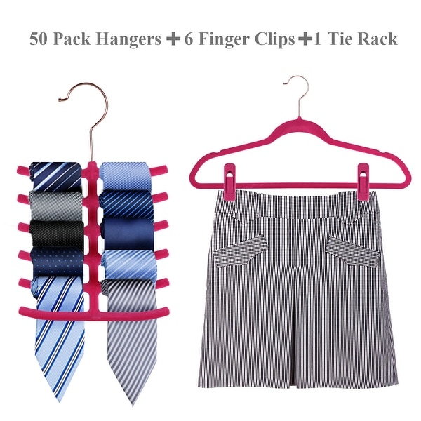 100 clothes hangers