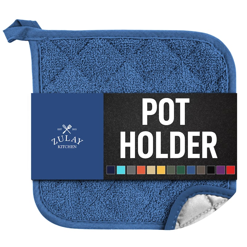 Zulay Kitchen 1-Pack Heat Resistant Cotton Pot Holders