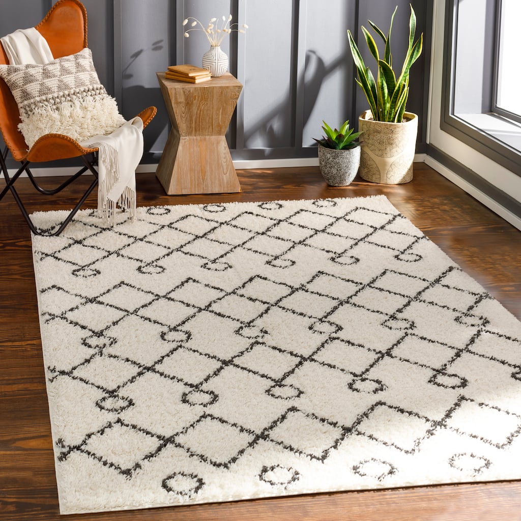 Artistic Weavers Piero Boho Diamond Plush Area Rug