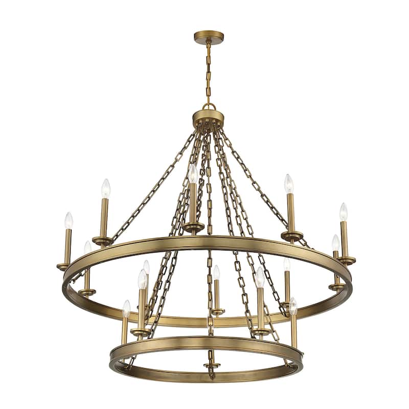 Savoy House Seville 15 Light 45" Wide Taper Candle Chandelier