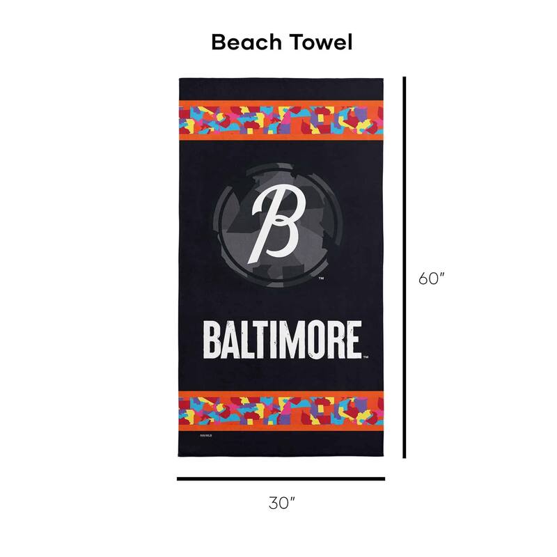 MLB City Connect Printed Beach Towel