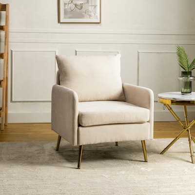 Narycia Modern Accent Arm Chair with Removable Cushions by HULALA HOME