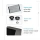 preview thumbnail 5 of 5, 30x22 inch Kitchen Sink Drop In Gunmetal Matte Black 16 Gauge Stainless Steel Single Bowl Topmount Kitchen Sink Basin