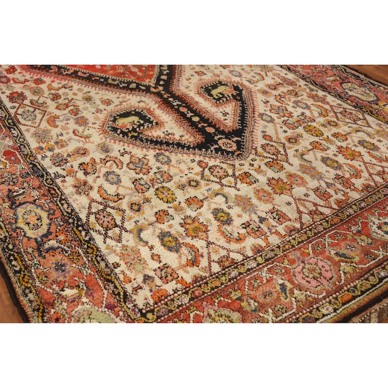 Bibikabad Persian Large Rug Handmade Wool Carpet - 6'3" x 14'9"