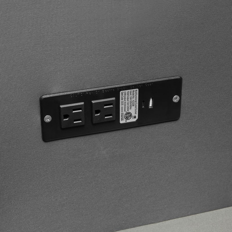 Spruce & Spring Modular Sectional Sofas with Optial Storage Console for Living Room